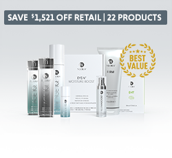 A group shot of Neora products featured in the Ultimate Holistic Pack.